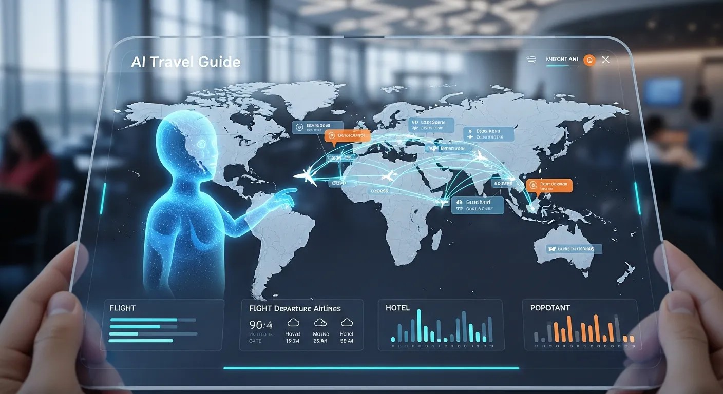 Smart AI Travel Guide and flight planning