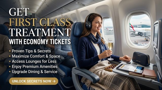 Get First Class Treatment with Economy Tickets Tips
