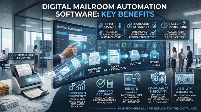 Benefits of Digital Mailroom Automation Software