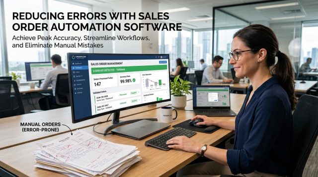Reducing Errors with Sales Order Automation Software Reducing Errors with Sales Order Automation Software