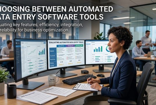 Choosing Between Automated Data Entry Software Tools Choosing Between Automated Data Entry Software Tools