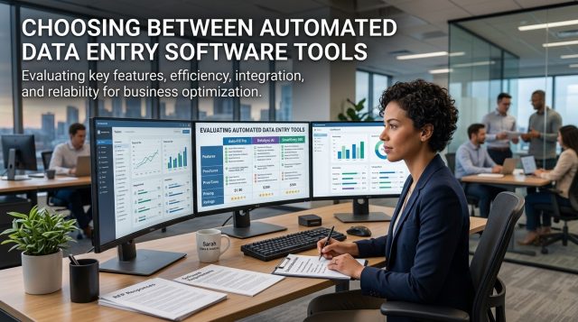Choosing Between Automated Data Entry Software Tools Choosing Between Automated Data Entry Software Tools